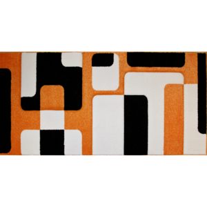 Kusový koberec Rumba 5240A, oranžový