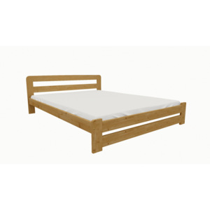Dřevěná postel KV010 90x200 borovice masiv olše