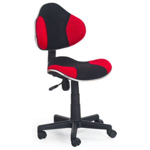 HALMAR Dětská židle FLASH - 4 barvy Barevné provedení: černá+červená