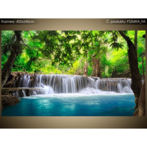 Fototapeta Čirý vodopád v džungli 402x240cm FT2549A_9A