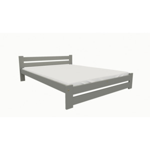 Dřevěná postel KV007 80x200 borovice masiv šedá