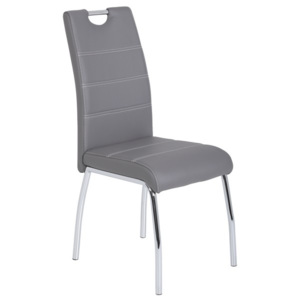 Jídelní židle Susi 920/196, šedá ekokůže