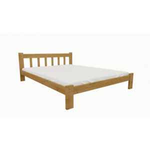 Dřevěná postel KV013 90x200 borovice masiv olše