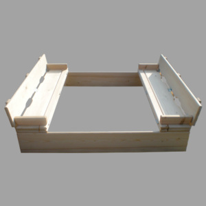 Dětské pískoviště dřevěné s lavičkou 150 cm