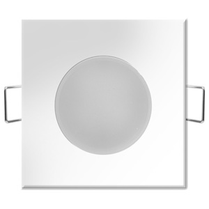 GREENLUX Podhledové koupelnové svítidlo LED BONO - čtverec - 5W - 330L - IP65 - teplá bílá - GXLL022
