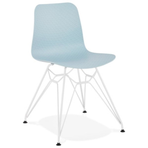 Vivo Designová židle FILADELFIA modrá/bílá