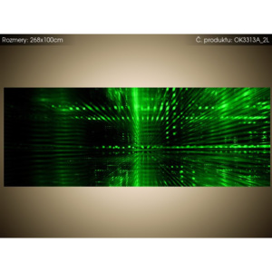 Samolepící fólie Zelený kyberprostor 3D 268x100cm OK3313A_2L