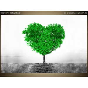 Fototapeta Zelený strom lásky 368x248cm FT2560A_8B
