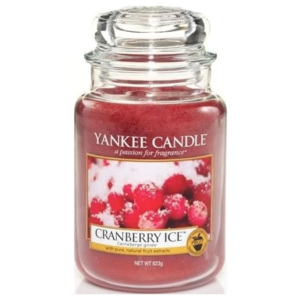 Vonná svíčka Yankee Candle Cranberry Ice, velká