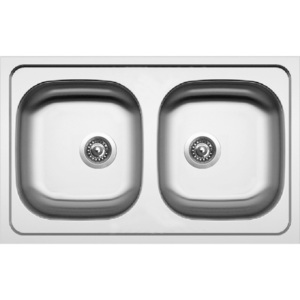 Kuchyňský nerezový dřez Sinks CLASSIC 790 DUO (Sinks CLASSIC 790 DUO)