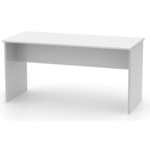 Kancelářský stůl, oboustranný, bílá, JOHAN NEW 08