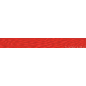 Rako Wenge WLAPJ004 listela, červená, 45 x 4,8 x 0,8 cm