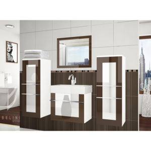 Moderní stylová koupelnová sestava ELEGANZA 3PRO + zrcadlo ZDARMA 25