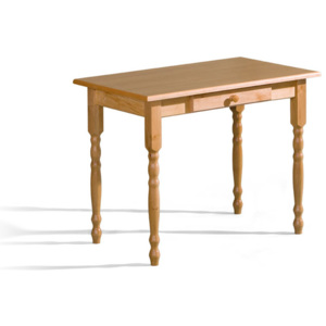 MEBLOMAL Stůl Max 2 60x100 se šuplíkem a laminovanou deskou Barvení dřeva MM: Olše, Varianta: Deska +0Kč