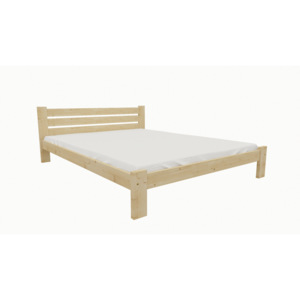 Dřevěná postel KV002 80x200 borovice masiv lakovaná