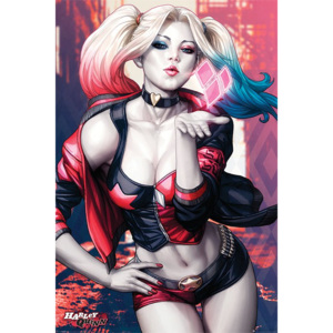 Plakát - Batman (Harley Quinn Kiss)