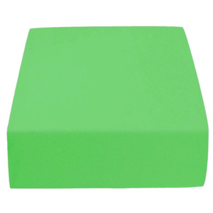 Jersey atypické zelená Rozměr: 140 x 200 cm