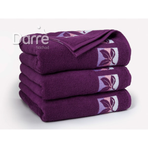 Darré ručník Maratea tmavě fialový 50x90