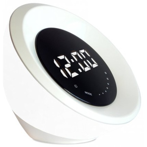 Stolní lampa Esto (722027) CLOCK TL WHT D15H12