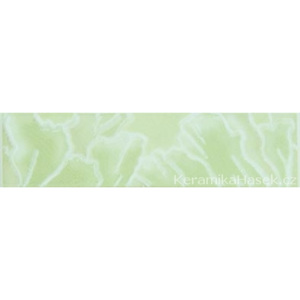 Rako Stella WLAE8352 listela, zelená, 20 x 5 x 0,68 cm