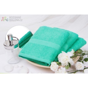 XPOSE ® Froté ručník VERONA - modrozelená 50x90 cm