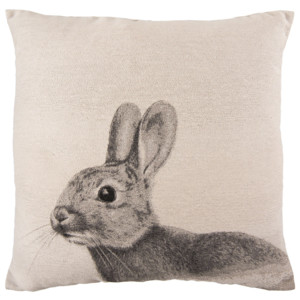 Polštář s výplní králík - 40*40cm Clayre & Eef