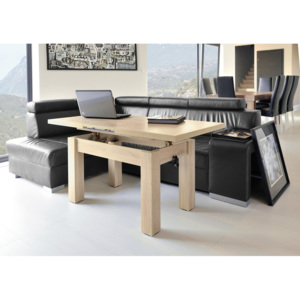 ASTORIA dub sonoma, rozkládací, zvedací konferenční stůl, stolek