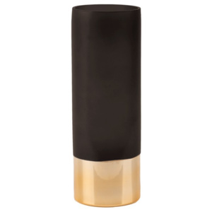 Černo-zlatá váza PT LIVING Glamour, výška 25 cm