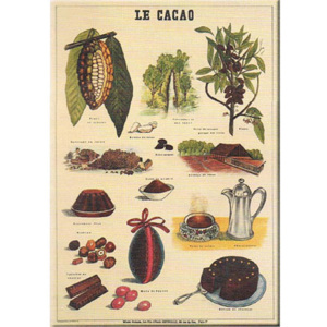 Plechová cedule Le cacao