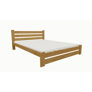 Dřevěná postel KV008 80x200 borovice masiv olše