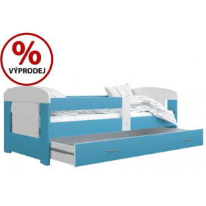Dětská postel Filip color 180x80 modrý - výprodej