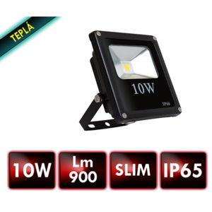 EKORAY LED reflektor Slim - 10W - 900L - IP65 - 230V - teplá bílá