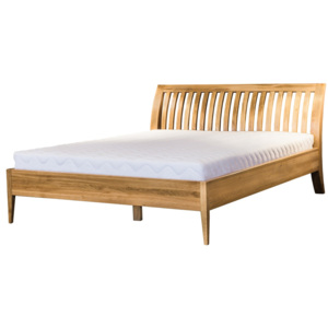 Drewmax Dřevěná postel LK191 140x200, buk masiv