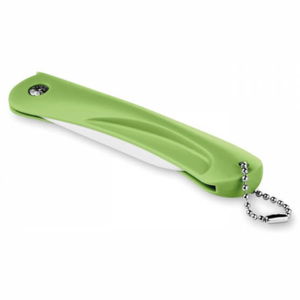 Skládací kapesní keramický nůž - zelený