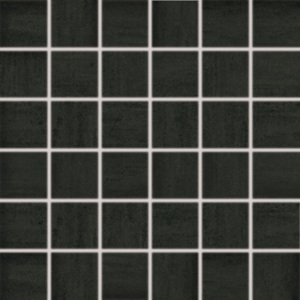 KS line Balvano Schwarz, WDM05074, mozaika, černá, 30 x 30 x 0,7 cm