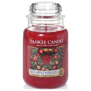 Vonná svíčka Yankee Candle Red Apple Wreath, velká