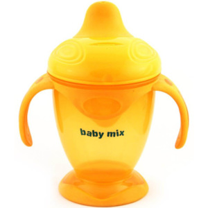 Dětský kouzelný hrneček Baby Mix 200 ml oranžový