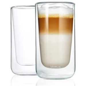 Blomus Sada termosklenic café latte 2ks Nero 0,32l