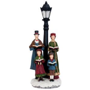 Vánoční sbor s LED lampou - 18*15*46 cm Clayre & Eef