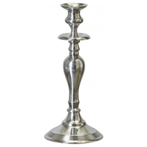 Kovový svícen stříbrný 27cm Affari 845-393-80