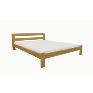Dřevěná postel KV015 90x200 borovice masiv olše