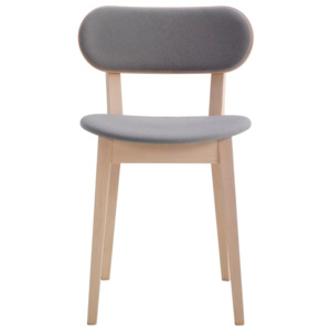 BILLIANI - Dřevěná židle s čalouněným sedákem a opěradlem GRADISCA 622