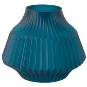 Modrá skleněná váza PT LIVING, Ø 16 cm