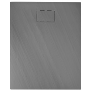 SAPHO - ATIKA sprchová vanička z litého mramoru, obdélník 120x90x3,5cm, šedá,dekor kámen (AK025)