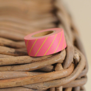 Washi páska "pink stripes"