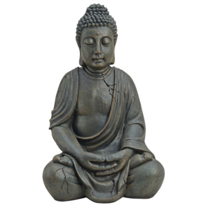 Buddha sedící, hnědá barva