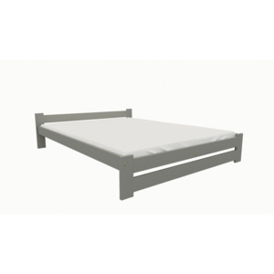 Dřevěná postel KV006 80x200 borovice masiv šedá