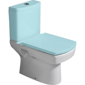 Sapho BASIC WC mísa kombi, spodní/zadní odpad, 35x61cm