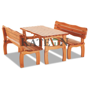 AKCE Zahradní nábytek dřevěný sestava TIRI I -