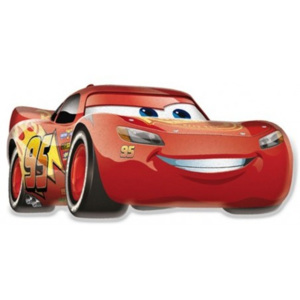 Tvarovaný 3D polštář Auta - Cars - Blesk McQueen